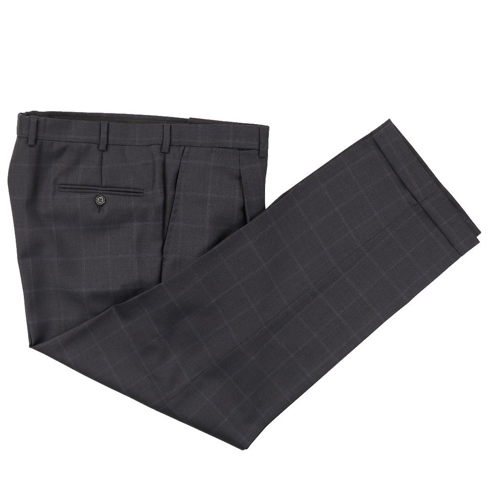 Gianluca Isaia Napoli Wool Suit Blue Windowpane - Picture 11 of 14